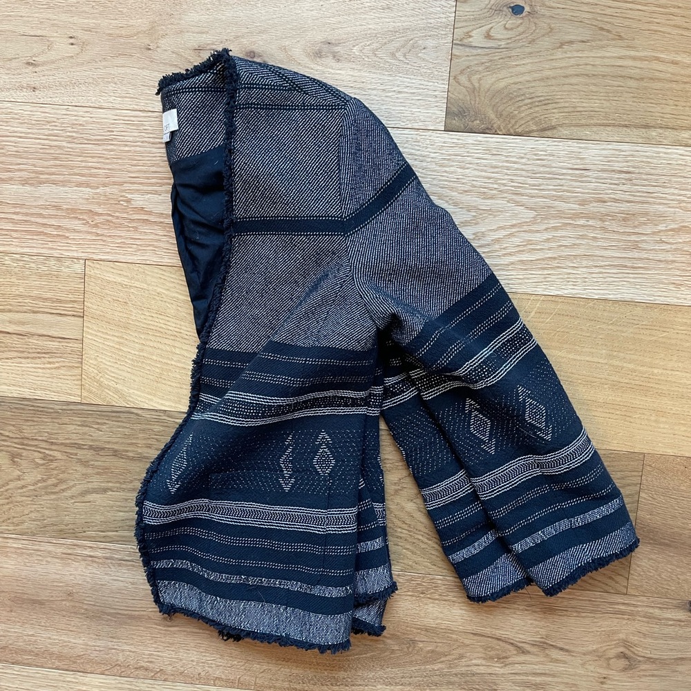 LOFT Navy printed blazer size M